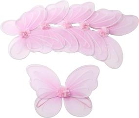 img 4 attached to 🦋 Butterfly Fairy Angel Wings for Girls