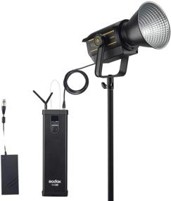 img 3 attached to 🎥 Godox VL200 LED Video Light, 200W 5600K Bowens Mount, High Lux Output, Excellent Color Rendition, Full Dimming Range, Bluetooth & Wireless Remote, V-Mount Compatible