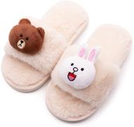 slippers fluffy outdoor rainbow numeric_1_point_5 boys' shoes for slippers logo