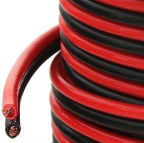 img 3 attached to 🔌 GS Power 100% Copper 10 AWG OFC Wire - 25 FT Red & 25 FT Black Bonded Zip Cable for Car Audio Primary Remote Automotive Trailer Harness Wiring (Also available in 6 & 8 AWG)
