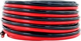 img 4 attached to 🔌 GS Power 100% Copper 10 AWG OFC Wire - 25 FT Red & 25 FT Black Bonded Zip Cable for Car Audio Primary Remote Automotive Trailer Harness Wiring (Also available in 6 & 8 AWG)