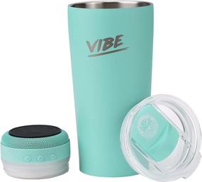img 2 attached to 🔊 18oz Stainless Steel Tumbler with Bluetooth Speaker - Vibe Speaker Tumbler Upgraded with Long-Lasting 1000MaH Battery for 8 Hours Playback Time, IPX67 Water Resistant, Ideal for Beach, Camping, or Golf