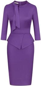 img 3 attached to Moyabo Elegant Collar Sleeve Formal Women's Clothing and Suiting & Blazers
