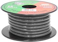 ⚡ pyramid rpb825 8-gauge ofc ground wire, 25 ft. flexible cable, translucent black logo