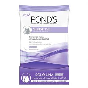 img 4 attached to 🌙 Discover the Refreshing Effect of Pond's Moisture Clean Towelettes, Evening Soothe, 28 Count (Pack of 2)