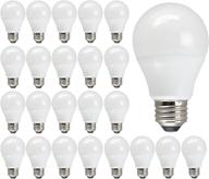 💡 tcp led 60w equivalent eco$ave a19 non-dimmable light bulbs (24 pack) - daylight logo