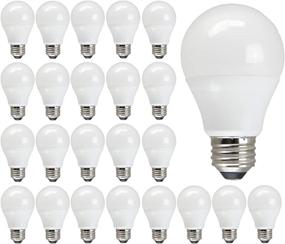 img 4 attached to 💡 TCP LED 60W Equivalent Eco$ave A19 Non-Dimmable Light Bulbs (24 Pack) - Daylight