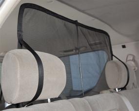 img 2 attached to 🐶 Optimize Your Pet's Ride with the PetSafe Happy Ride Cargo Area Dog Barrier - Durable Mesh Material for Better Visibility - Ideal for Most Cars, Minivans, and SUVs - Securely Keep Your Beloved Pets in the Back - Convenient Storage in Vehicles