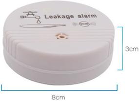 img 1 attached to 💧 Topvico Water Leak Alarm Flood Sensor Detector - Enhance Home Security with 90dB Sound - 3 Pack