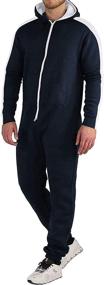 img 4 attached to COOFANDY Casual Jumpsuit Tracksuits Pockets Sports & Fitness for Team Sports