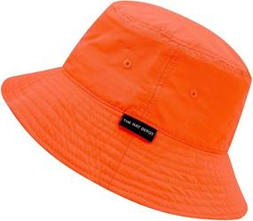 img 4 attached to 🧢 Washed Packable Boys' Hat Accessories at HAT DEPOT - Ages 7 to 10 Years