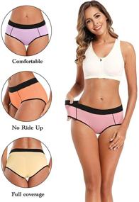 img 2 attached to POKARLA Stretch Underwear Panties Multipack Women's Clothing for Lingerie, Sleep & Lounge