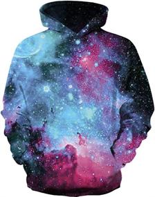 img 1 attached to 🦄 Luyusbaby Unicorn Galaxy Printed Kids Hoodies with Pocket: Trendy 3D Sweatshirts for Boys and Girls