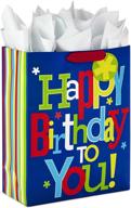 🎁 hallmark 15" extra large birthday gift bag - celebrate with style! logo