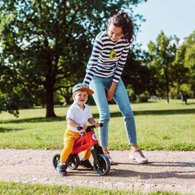 img 1 attached to Unleash Adventure with the FREE WHEELIN RIDER Balance Bike (Red)