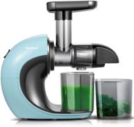 🍏 sunmaki slow masticating juicer extractor - efficient cold press juicer with quiet motor, reverse function, easy cleaning brush - high juice yield and dry pulp for vegetables and fruits логотип