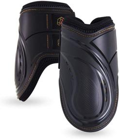 img 4 attached to 🐎 Pro-K 3D Air Mesh Horse Ankle Boots: Kavallerie Fetlock Boots with Impact Resistance and Breathable Soft Padding - Ideal for Horse Jumping & Training