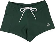 🏊 stay stylish and protected with swimzip kids euro swim shorties for boys logo