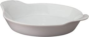 img 4 attached to 🍽️ HIC Harold Import Co. 5" Porcelain Round Au Gratin Dish - Perfectly Sized 4 Oz Capacity - 98030-HIC, 1 EA