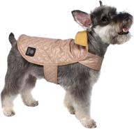 akc diamond quilted puff coat in tan - large size: a stylish and warm wardrobe essential логотип