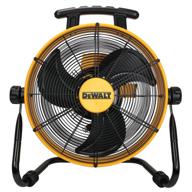 🌀 dewalt dxf1840 industrial floor fan - 18 inch drum fan, 3-speed air circulator with adjustable tilt: heavy duty model logo