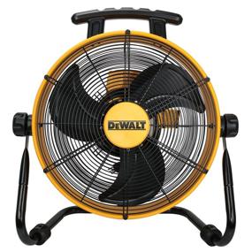 img 4 attached to 🌀 DEWALT DXF1840 Industrial Floor Fan - 18 Inch Drum Fan, 3-Speed Air Circulator with Adjustable Tilt: Heavy Duty Model