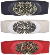 swtddy vintage elastic stretch waistband women's accessories in belts logo