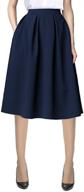 urban coco womens flared pleated women's clothing for skirts logo