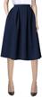 urban coco womens flared pleated women's clothing for skirts logo