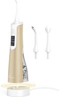 💦 leuxe professional oral irrigator: portable water flosser with 3 modes for effective dental flossing and teeth cleaning logo