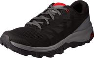 salomon outline hiking magnet monument men's shoes logo