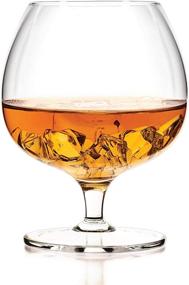 img 2 attached to Luxbe Crystal Handcrafted Lead-Free 12oz Glassware