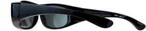 img 1 attached to SA106 Polarized Anti Glare Sunglasses Black