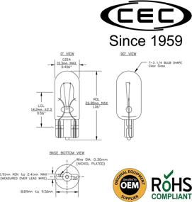 img 3 attached to 🔌 C.E.C Industries W2 1X9 5D T 3.25 Industrial Electrical Bulbs