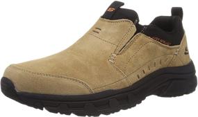 img 4 attached to Skechers Canyon Slip Sneaker Loafer Men's Shoes for Loafers & Slip-Ons