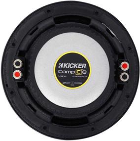 img 1 attached to Kicker 44CWCD84 CompC 8 Inch Subwoofer - 200W RMS Power and 400W Peak Power, Dual Voice Coil Car Audio Speaker, Black