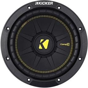img 4 attached to Kicker 44CWCD84 CompC 8 Inch Subwoofer - 200W RMS Power and 400W Peak Power, Dual Voice Coil Car Audio Speaker, Black