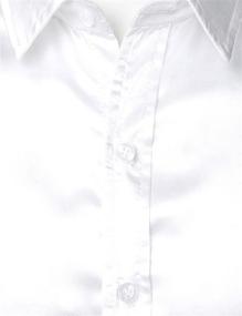 img 2 attached to ZEROYAA Luxury Button Shirts ZLCL14 White: Elevate Your Style with Sophistication