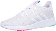 👟 adidas women's questar athletic shoes in black and white logo