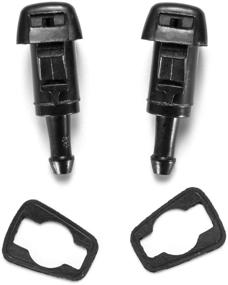 img 4 attached to 🚿 Premium Front Windshield Washer Nozzles - Dodge, Jeep, Ram - OEM Replacement - Pack of 2 - A7860F"
