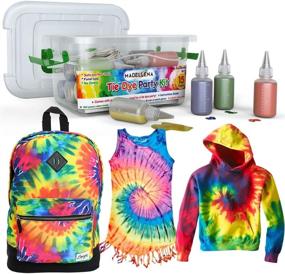 img 3 attached to 🎨 All-in-One Tie-Dye Party Kit: 18 Pre-Filled Bottles | Fun and Easy Group Activity | Perfect Fashion Design Kit for Kids and Large Groups