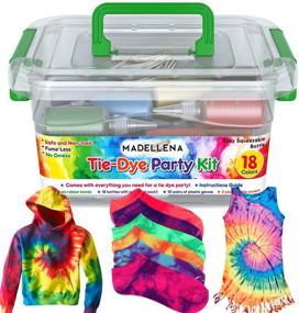 img 2 attached to 🎨 All-in-One Tie-Dye Party Kit: 18 Pre-Filled Bottles | Fun and Easy Group Activity | Perfect Fashion Design Kit for Kids and Large Groups