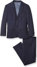 img 4 attached to Isaac Mizrahi Boys Slim Plaid