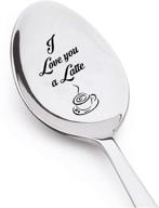 ☕️ i love you a latte - unique spoon gift for kids, dad or mom - perfect boyfriend or girlfriend's gift! (#sp_078) logo