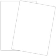 📜 premium white cardstock for school, arts & crafts, invitations - 8.5x11, 65 lb, medium weight (50 sheets) logo