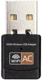 img 3 attached to 📶 High-Speed Dual Band USB WiFi Adapter, AC600 Mbps Wireless Network Adapter for Laptop/Desktop/PC, 2.4/5Ghz Mini Wireless USB WiFi, 802.11 Support for Windows/MAC Book/Notebook