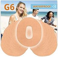 🩹 fixic – g6 adhesive patches 25 pack – premium waterproof patches with pre-cut back paper – long-lasting adhesive patch for g6 (tan) логотип