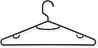 honey-can-do hngz01520 lightweight recycled plastic hangers, 60-pack, black - organize your closet efficiently! логотип