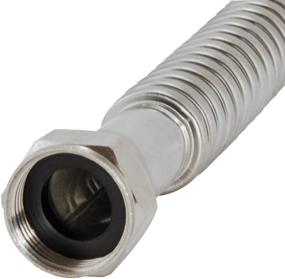 img 1 attached to 🚰 Eastman 0438612 Corrugated Stainless Steel Water Heater Connector - 12 inch, 3/4 inch FIP x 3/4 inch Crimp PEX - Durable and Reliable for Efficient Water Heating