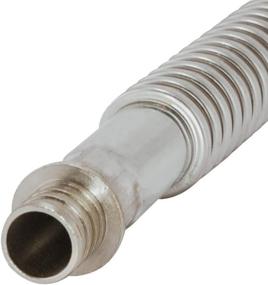 img 2 attached to 🚰 Eastman 0438612 Corrugated Stainless Steel Water Heater Connector - 12 inch, 3/4 inch FIP x 3/4 inch Crimp PEX - Durable and Reliable for Efficient Water Heating